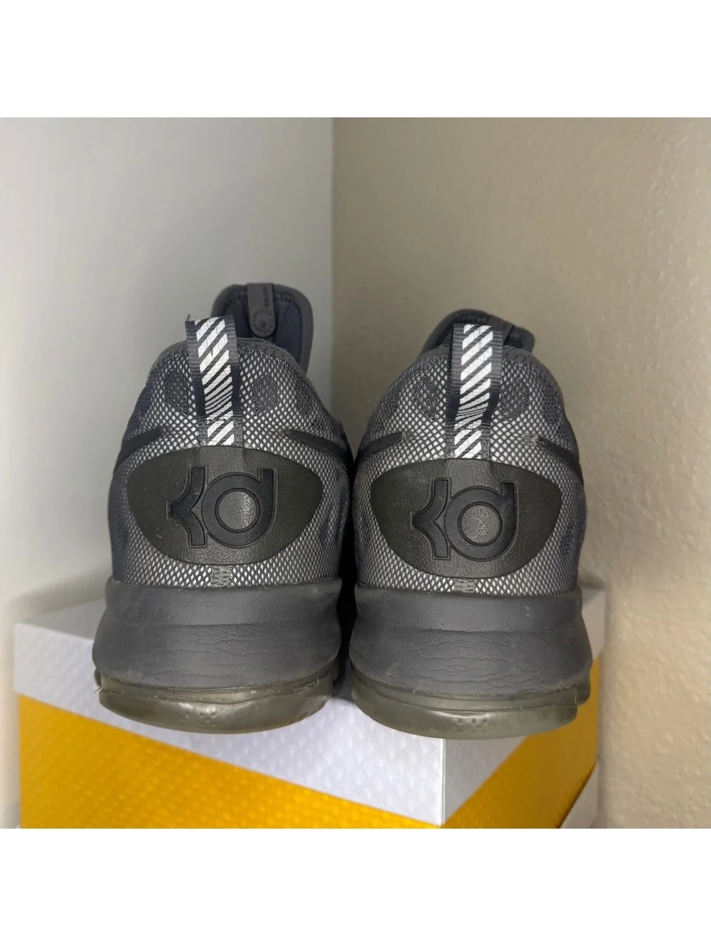 Nike KD 9 Elite Cool Grey Black Men’s Size 12 Basketball Shoes 843392-002